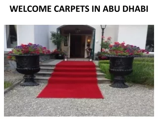 welcome carpets in abu dhabi