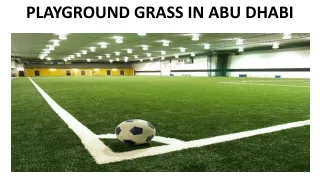 playground grass in abu dhabi