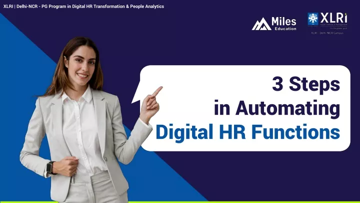 3 steps in automating digital hr functions