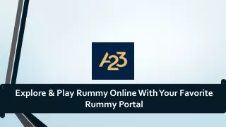 explore play rummy online with your favorite