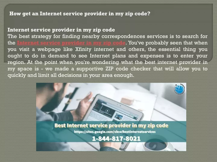 how get an internet service provider