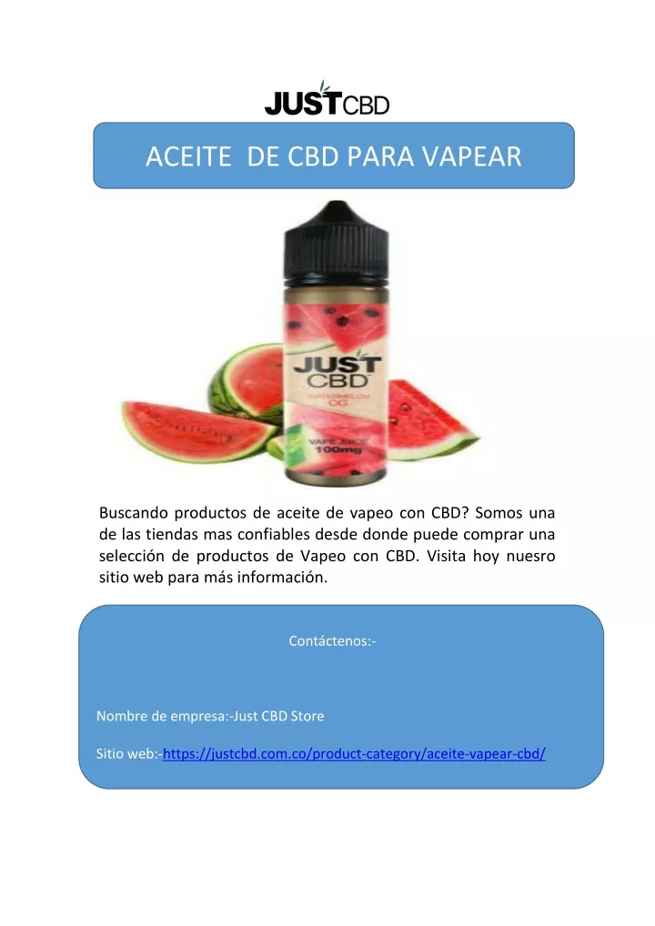 aceite de cbd para vapear