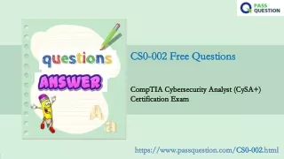 cs0 002 free questions cs0 002 free questions