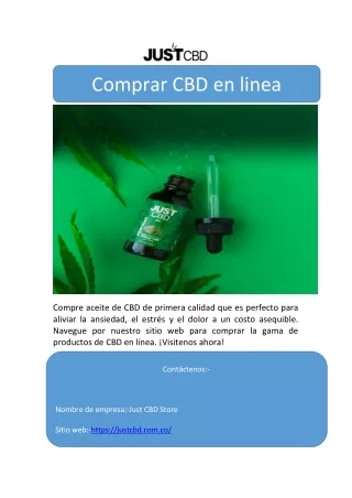 Comprar CBD en linea