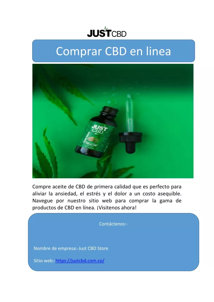 comprar cbd en linea