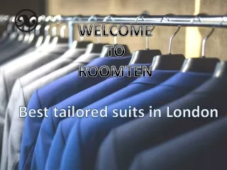 Bespoke business suits services