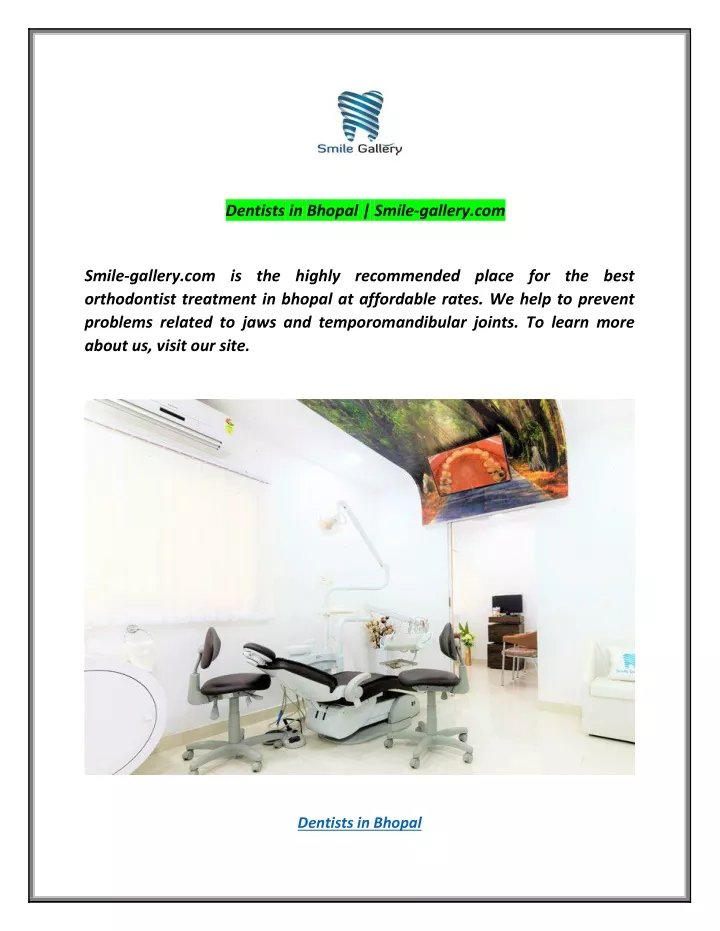 dentists in bhopal smile gallery com
