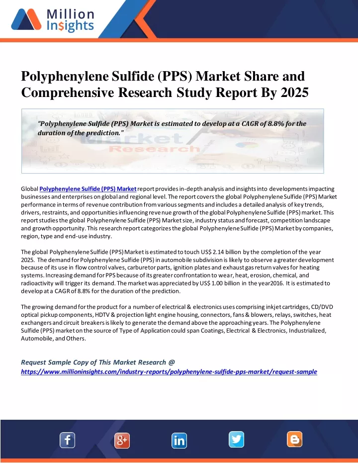 polyphenylene sulfide pps market share