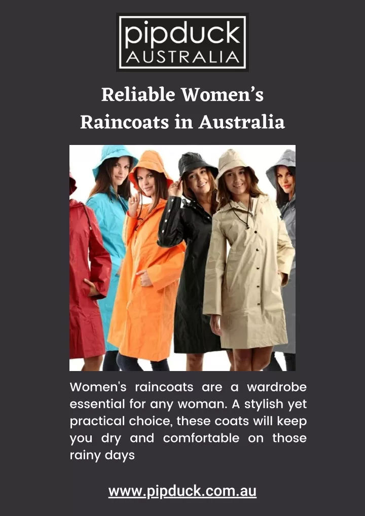 reliable women s raincoats in australia