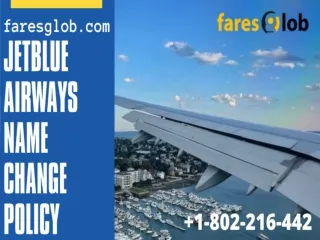 Jetblue Airways Name Change Policy
