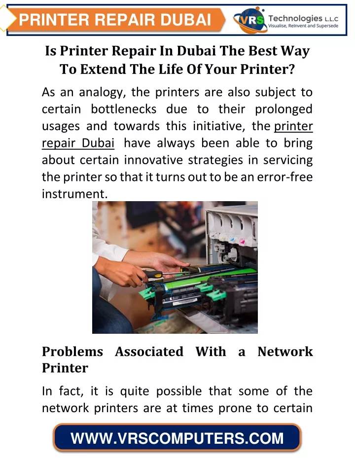 printer repair dubai