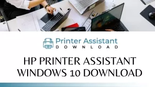 HP Printer Assistant Windows 10 Download