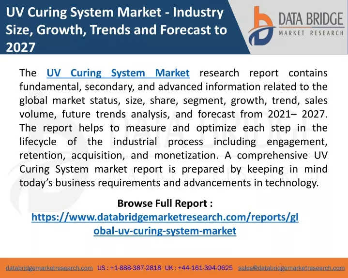 uv curing system market industry size growth