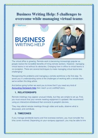 business writing help 5 challenges to overcome