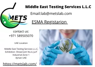 middle east testing services l l c esma