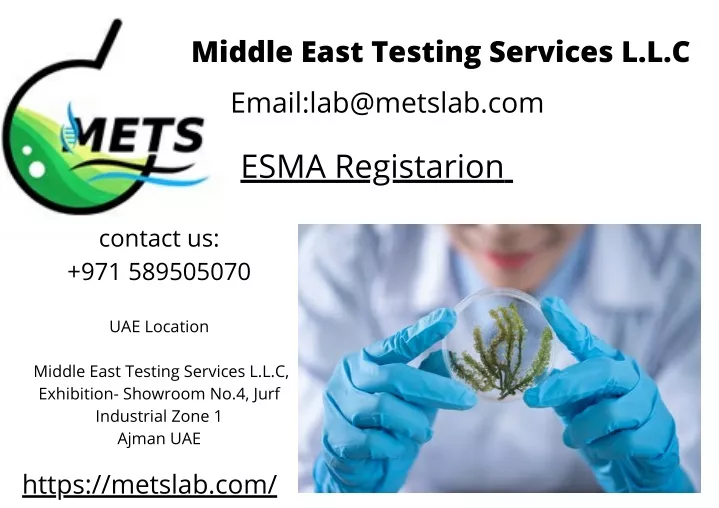 middle east testing services l l c esma