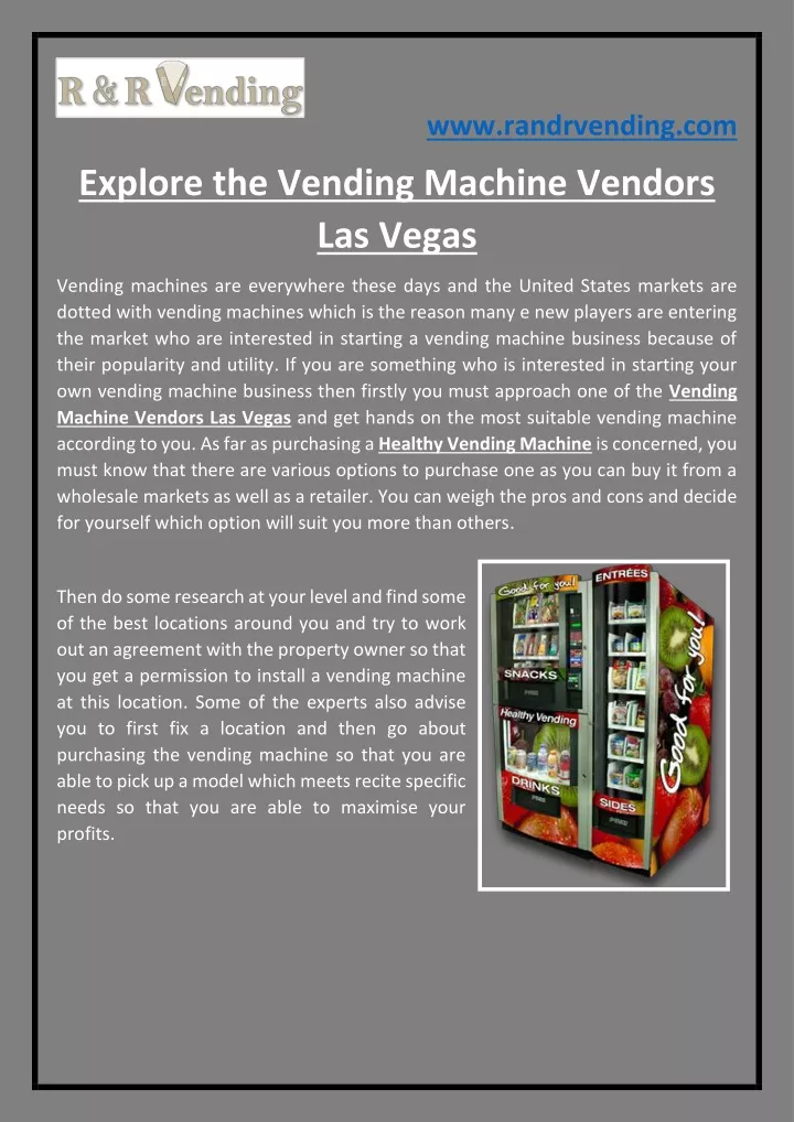 www randrvending com