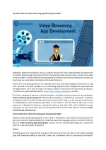 video streaming app development - slide 1