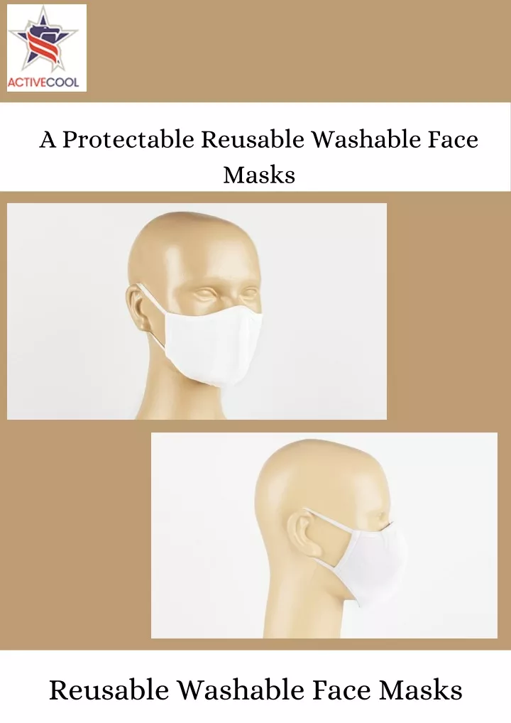 a protectable reusable washable face masks