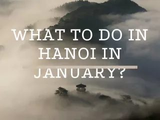what to do in hanoi in january