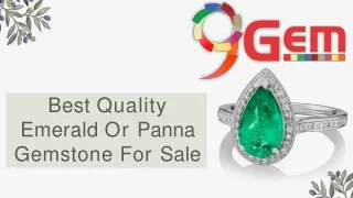 Best Quality Emerald Or Panna Gemstone For Sale