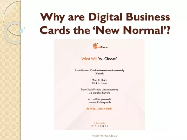 why are digital business cards the new normal