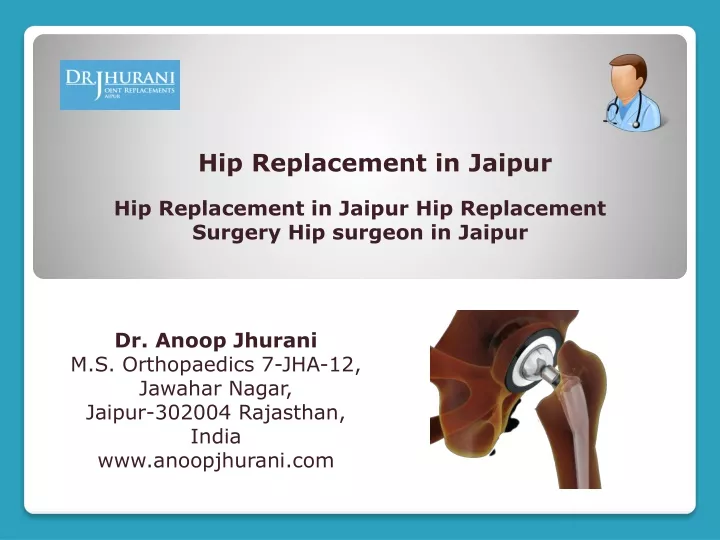 hip replacement in jaipur