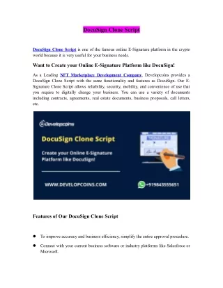 docusign clone script