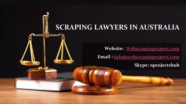 scraping lawyers in australia