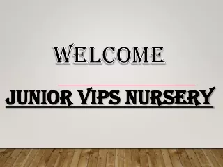 welcome