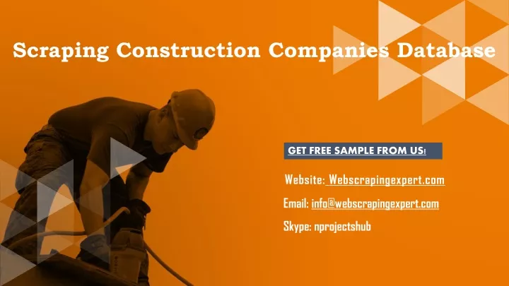 scraping construction companies database