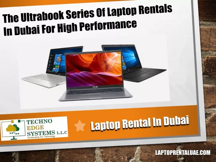 the ultrabook series of laptop rentals in dubai