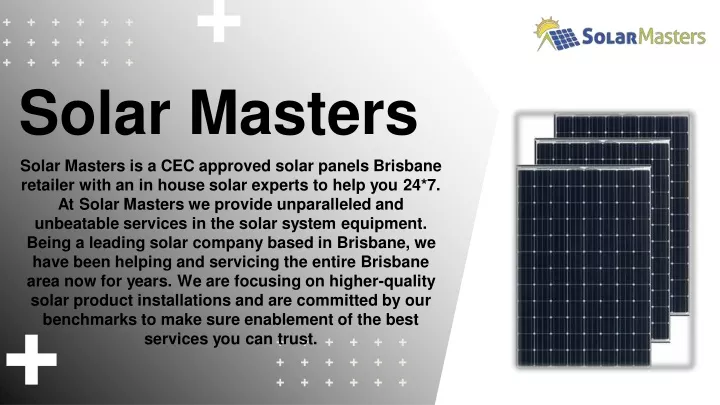 solar masters solar masters is a cec approved