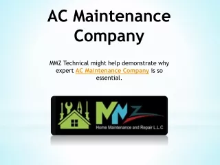 ac maintenance company