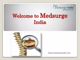 Spine Tumor Surgery in India - MedsurgeIndia
