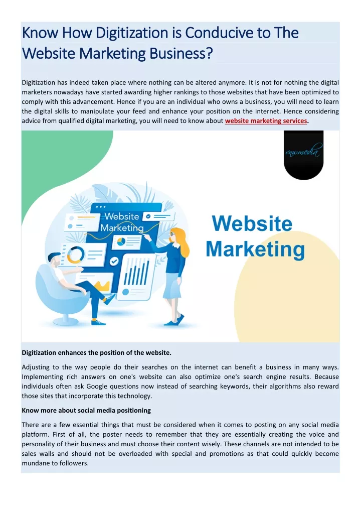 know know h how w website ebsite m marketing