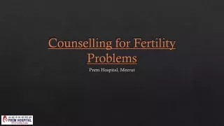 counselling for fertility problems