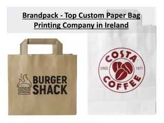 Brandpack - Top Custom Paper Bag Printing Company in Ireland