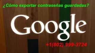 c mo exportar contrase as guardadas