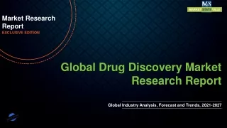 Drug Discovery Market To See Stunning Growth by 2027