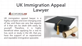 UK Immigration Appeal Lawyer