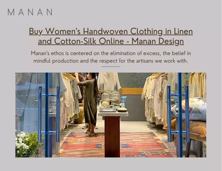 buy women s handwoven clothing in linen