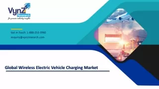 Wireless Electric Vehicle Charging Market – Analysis and Forecast (2021-2027)