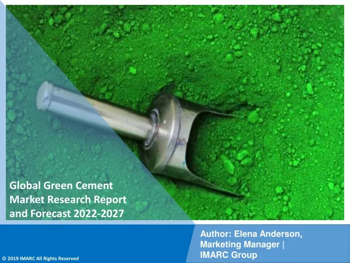 global green cement market research report