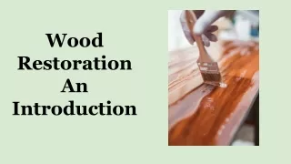 Wood Restoration San Diego