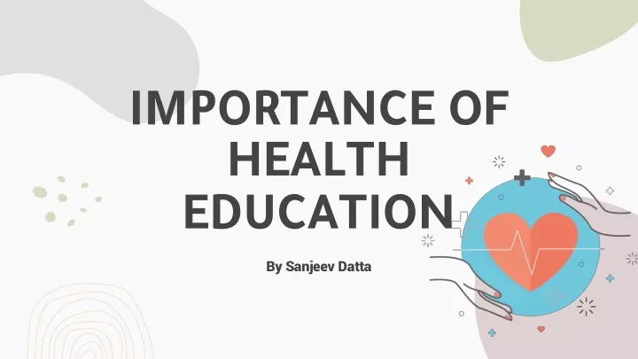 importance of health education