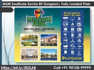 M3M Soulitude Sector 89 Gurgaon| Luxury Boutique Floors