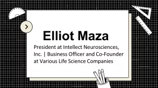 elliot maza president at intellect neurosciences