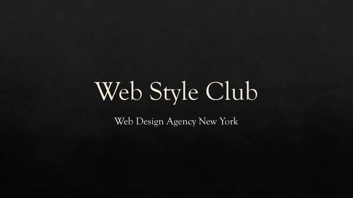 web style club