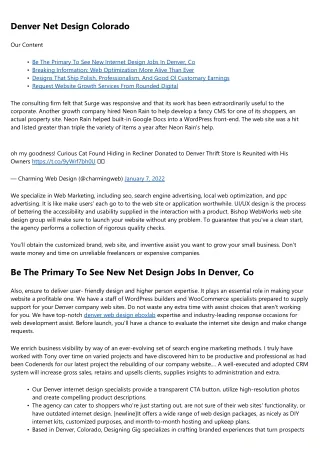 7 Answers To The Most Frequently Asked Questions About Website Development Denve